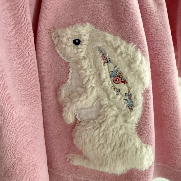 Mini Boden Pink Dress with Bunny Design - Picture 2 of 10